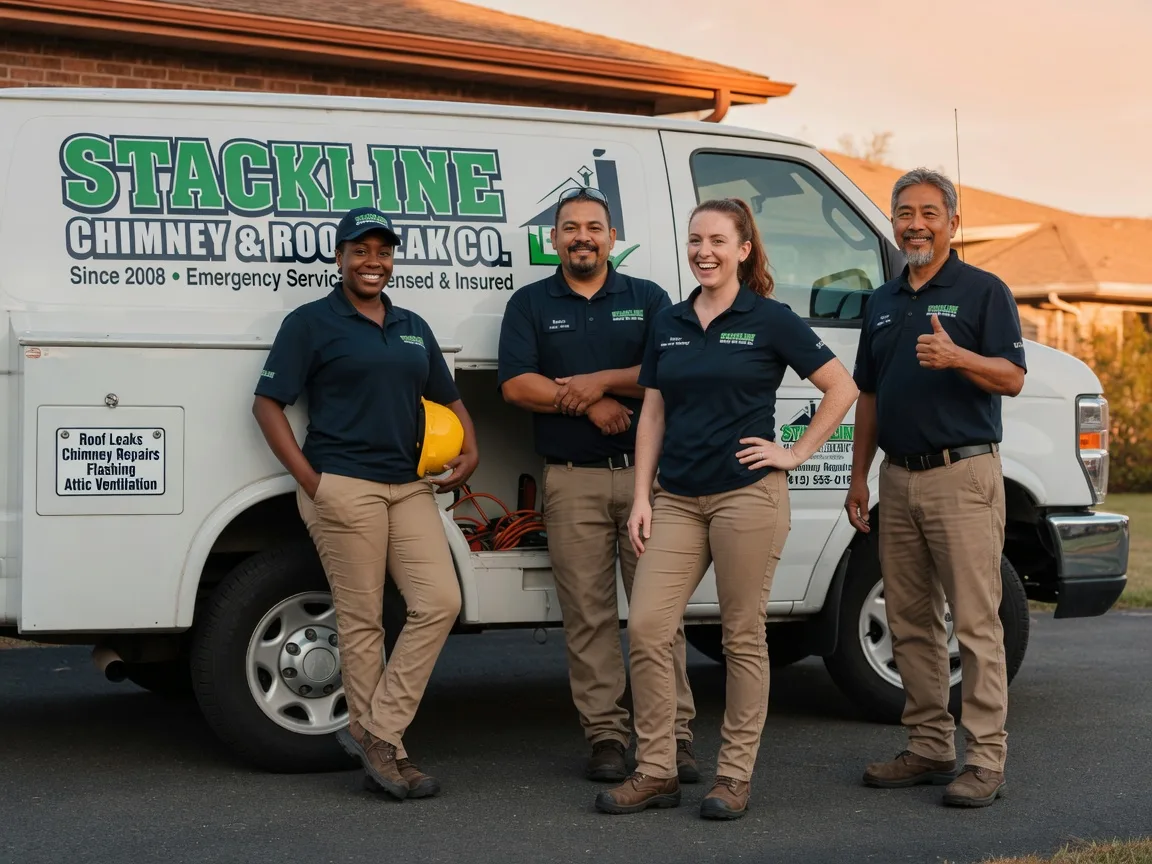 Chimney flashing repair company in Francitas, TX